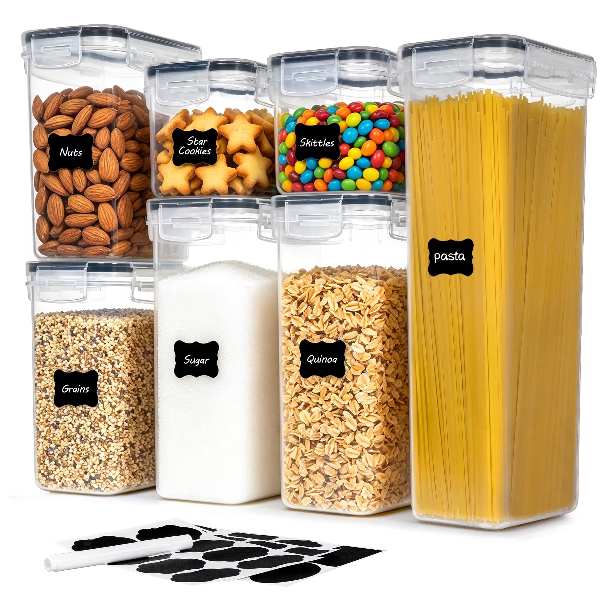 7-Piece Airtight Food Storage Container Set