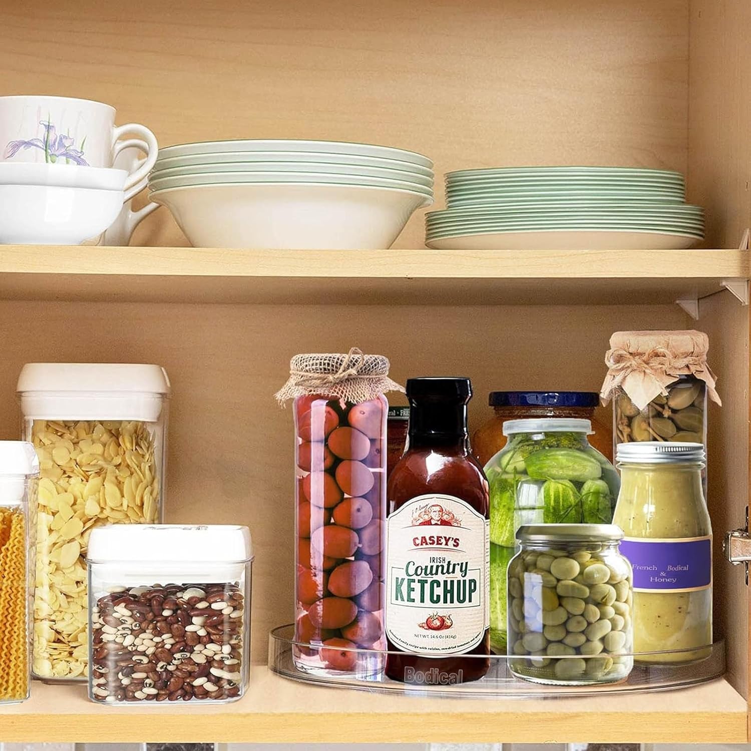 2-Pack Lazy Susan Turntable Organizer, 10.6" — Rotating Storage for Pantry & Cabinets